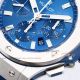New Hublot Big Bang Blue Dial Blue Leather Strap Replica Watches 44mm (4)_th.jpg